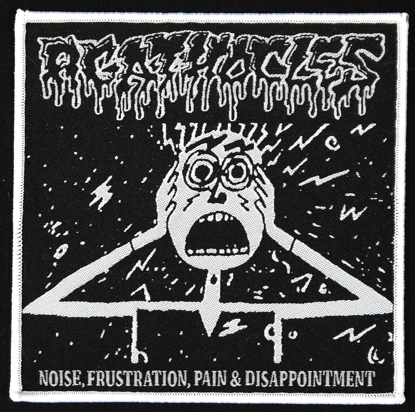 AGATHOCLES - Noise,Frustration,Pain & Disappointment Woven Patch