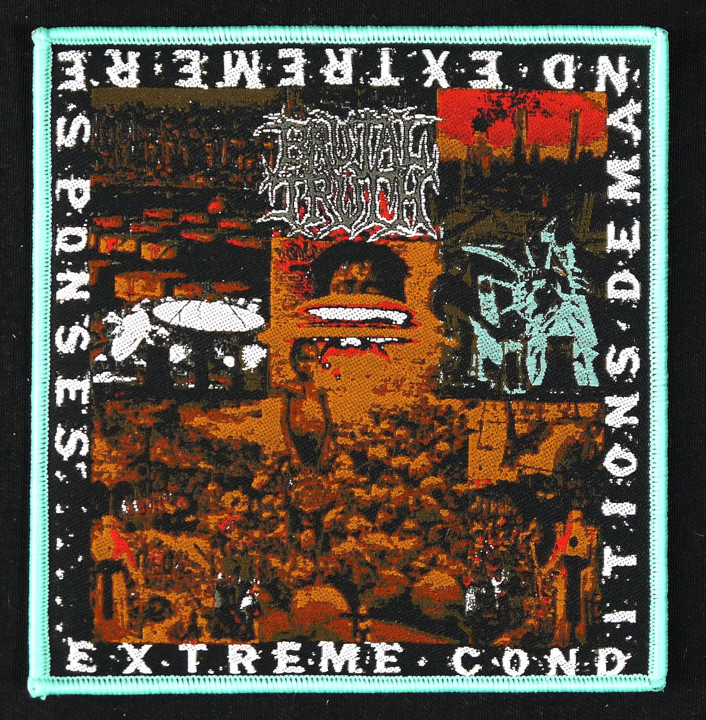 BRUTAL TRUTH - Extreme Conditions Demand Extreme Responses Woven Patch