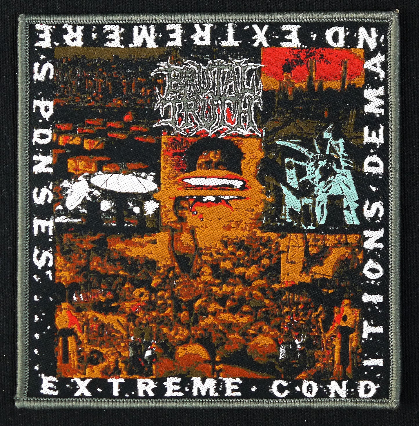 BRUTAL TRUTH - Extreme Conditions Demand Extreme Responses Woven Patch