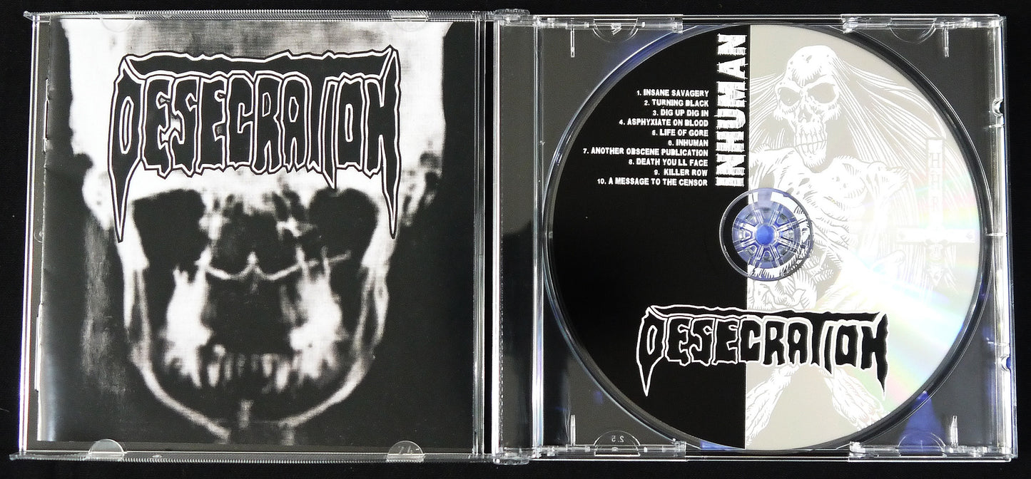 DESECRATION - Inhuman CD