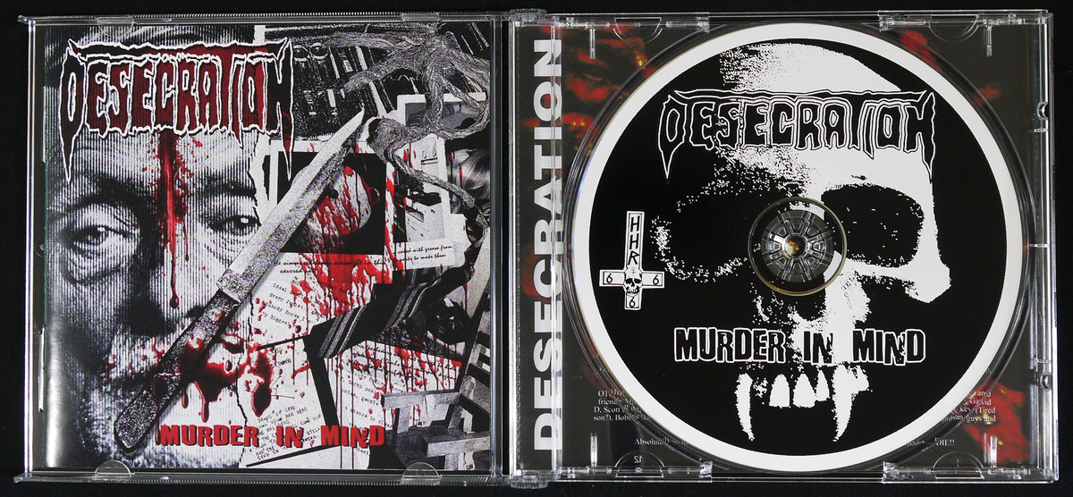 DESECRATION - Murder In Mind CD