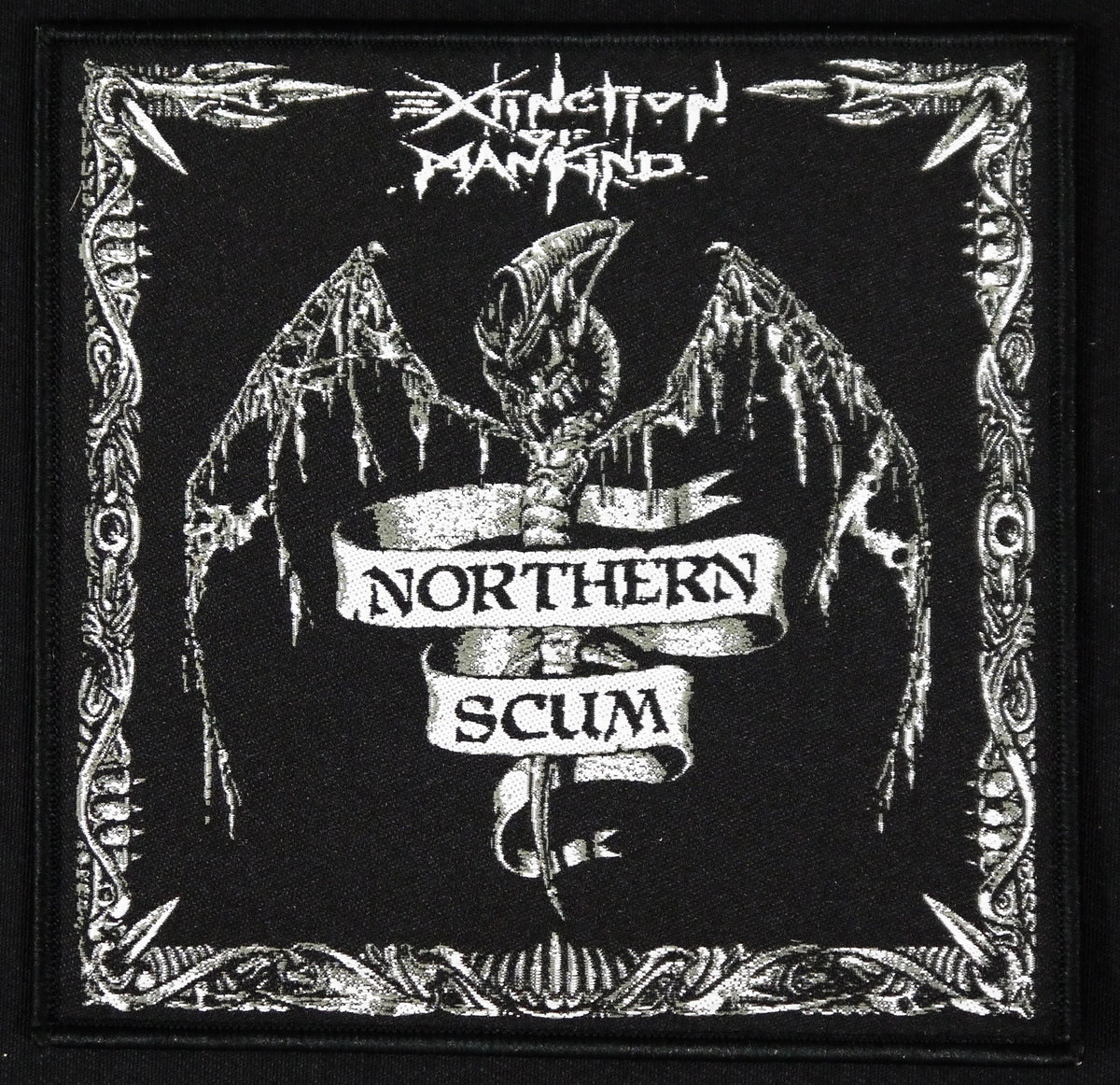 EXTINCTION OF MANKIND - Northern Scum Woven Patch