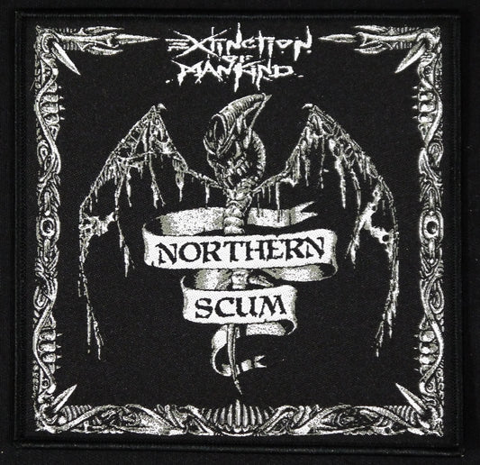 EXTINCTION OF MANKIND - Northern Scum Woven Patch