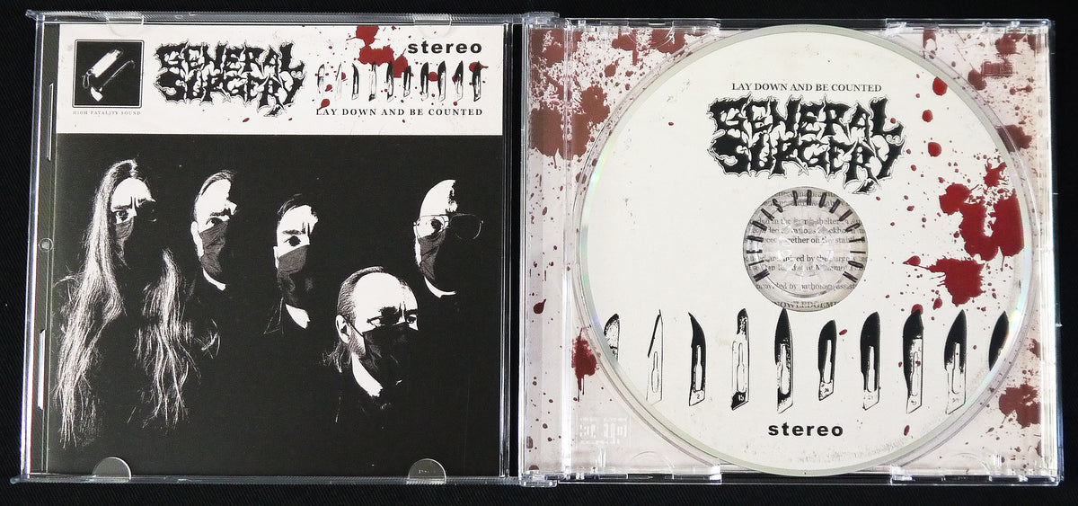 GENERAL SURGERY - Lay Down And Be Counted CD Slipcase