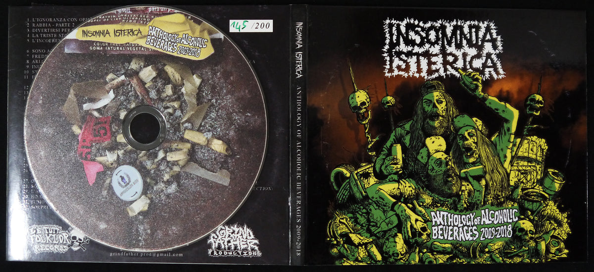 INSOMNIA ISTERICA - Anthology Of Alcoholic Beverages (2009-2018) DigiCD