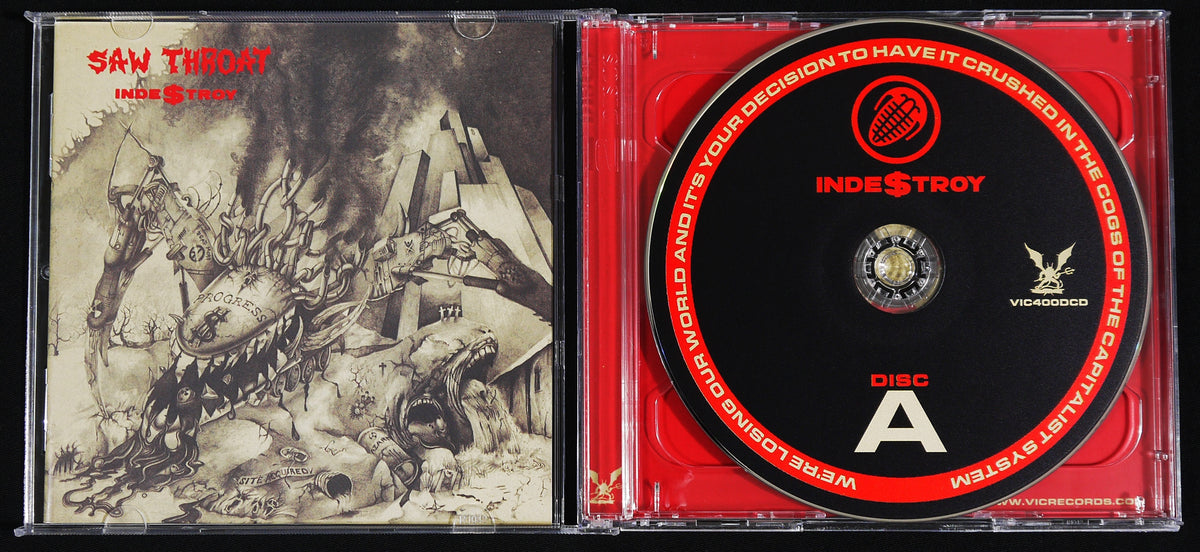 SAW THROAT - Inde$troy 2xCD