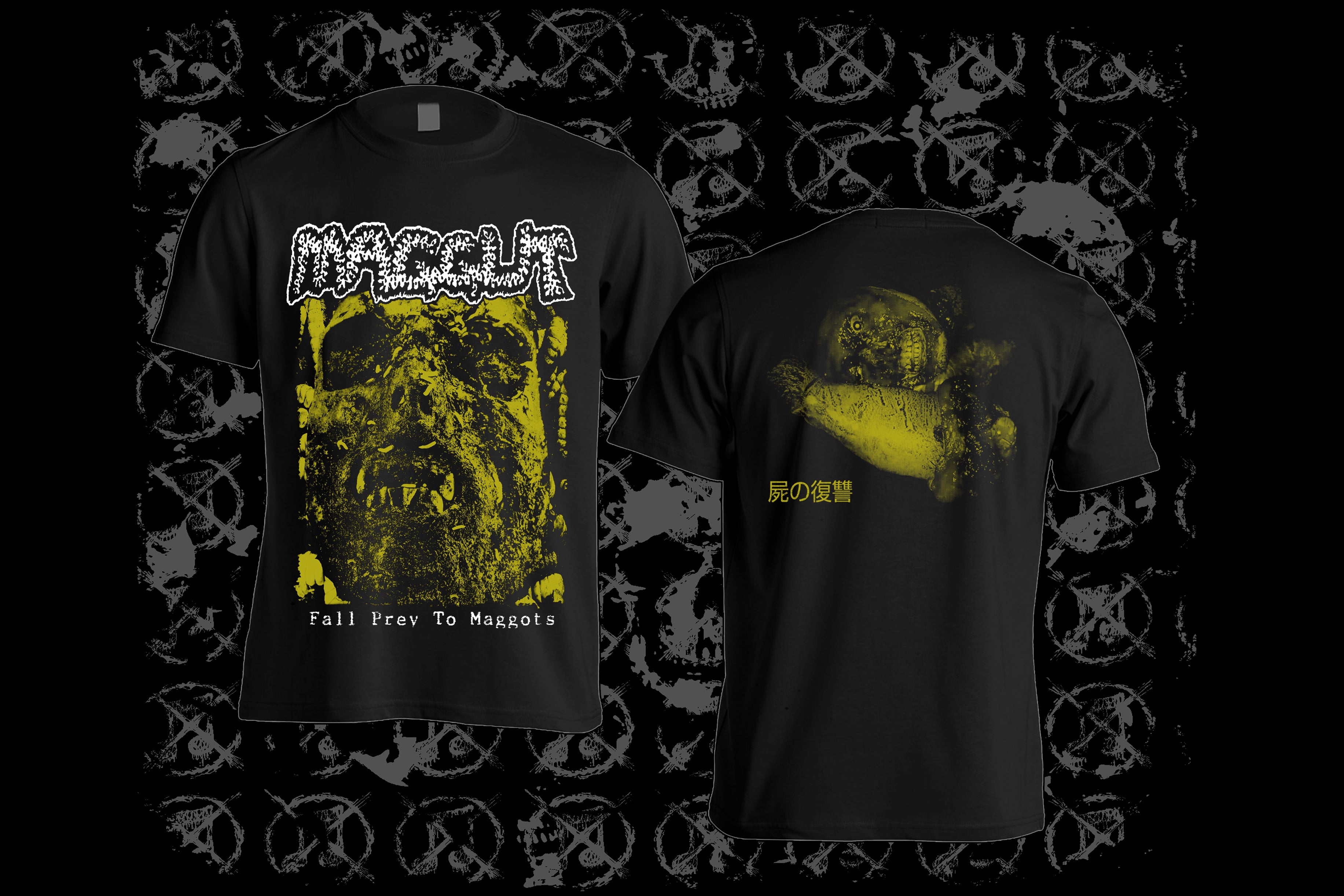 MAGGUT - Fall Prey To Maggots T-shirt – grindfather.prod