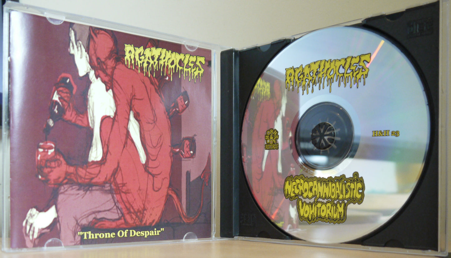 AGATHOCLES / NECROCANNIBALISTIC VOMITORUM - Split CD