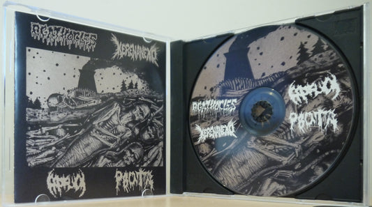 AGATHOCLES / KERENANEKO / PROSUCK / RVOTA - 4 way split CD