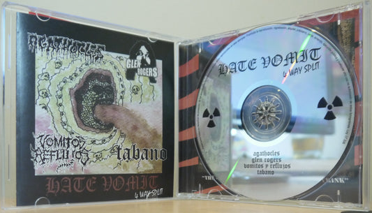 AGATHOCLES / GLEN ROGERS / VOMITOS REFLUIOS / TABANO - 4 Way Split CD