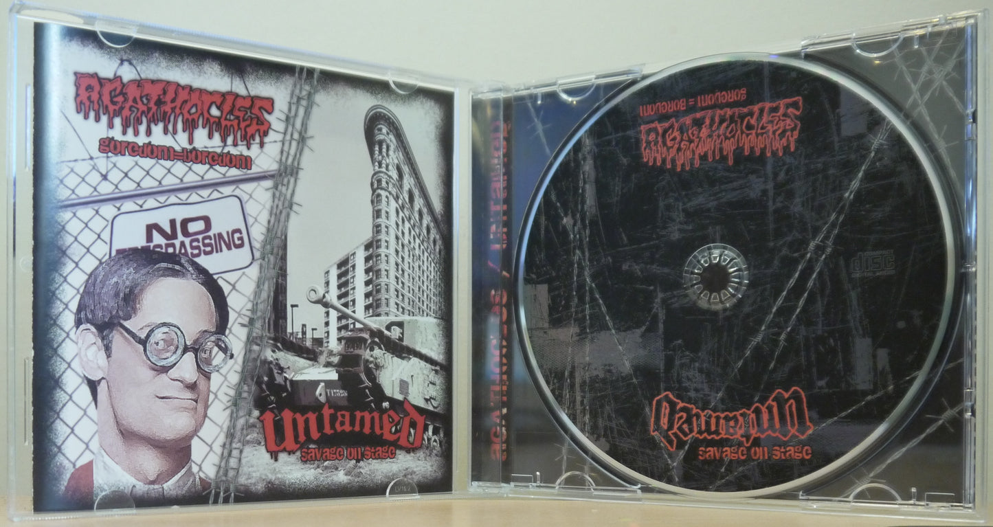 AGATHOCLES / UNTAMED - Split CD