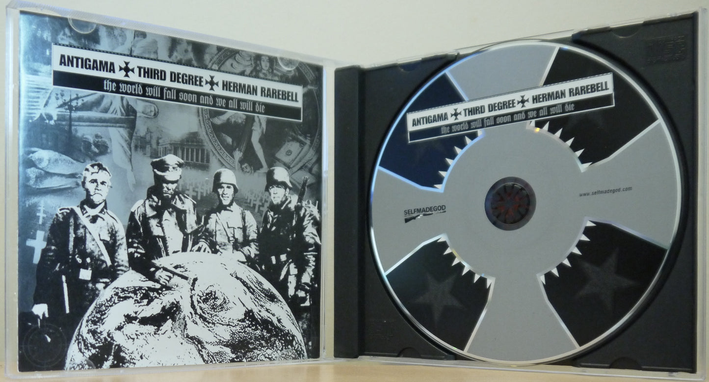 ANTIGAMA / THIRD DEGREE / HERMAN RAREBELL - 3 Way Split CD