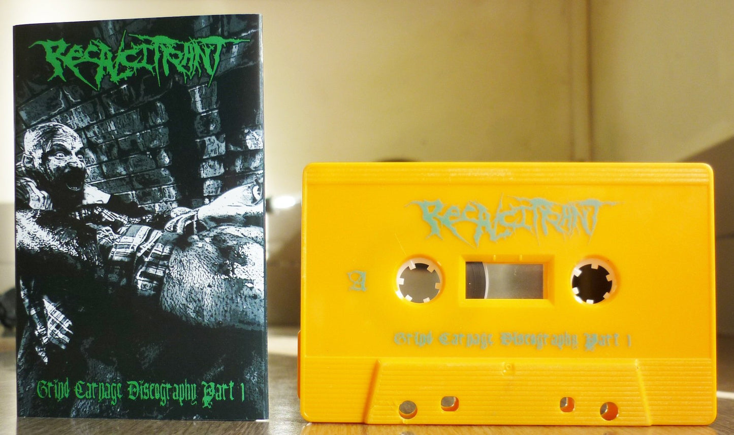 RECALCITRANT - Grind Carnage Discography Part 1 Tape