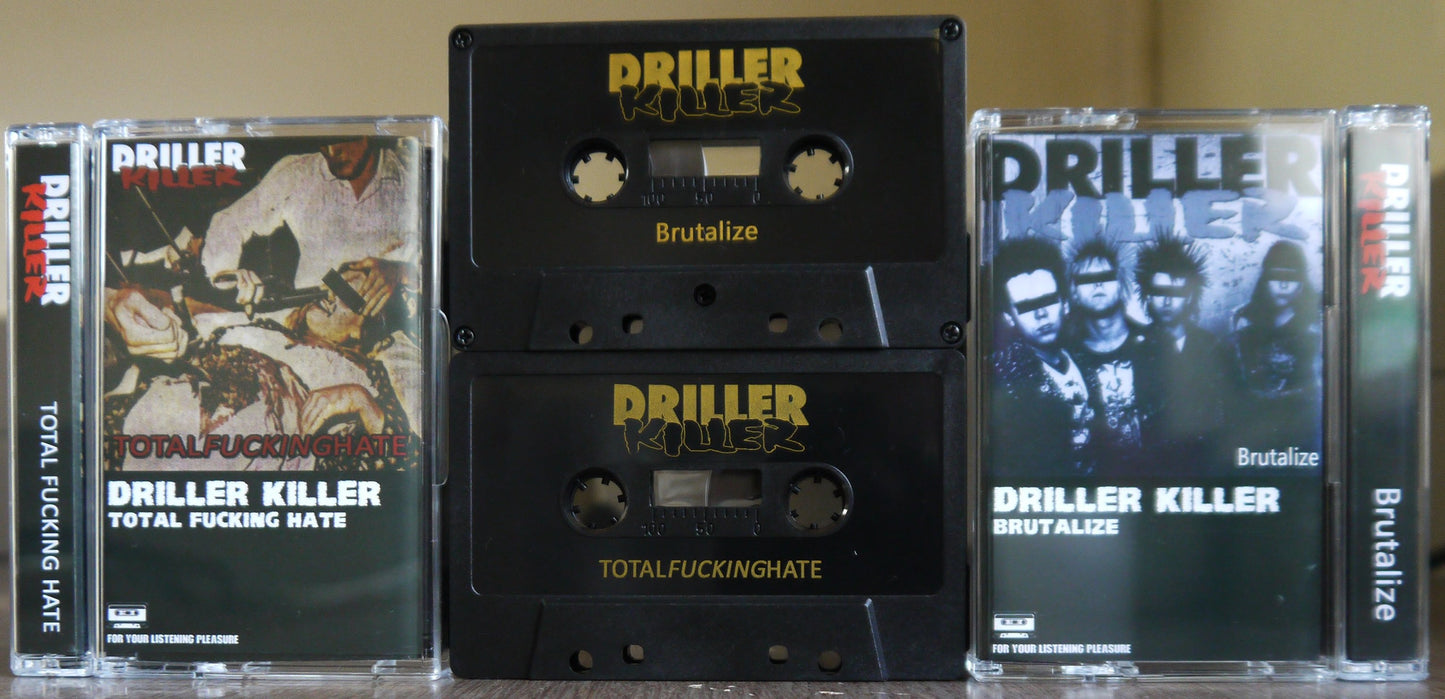 DRILLER KILLER "Total Fucking/Brutalize" Tape