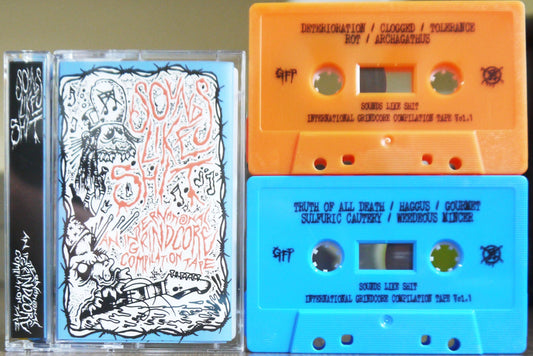 V/A: SOUNDS LIKE SHIT - AN INTERNATIONAL GRIND CORE COMPILATION Vol.1 Tape