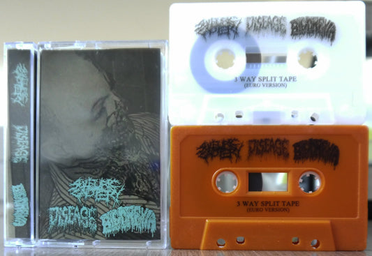 SULFURIC CAUTERY / DISEASE / BIGOREXIA - 3 Way Split Tape