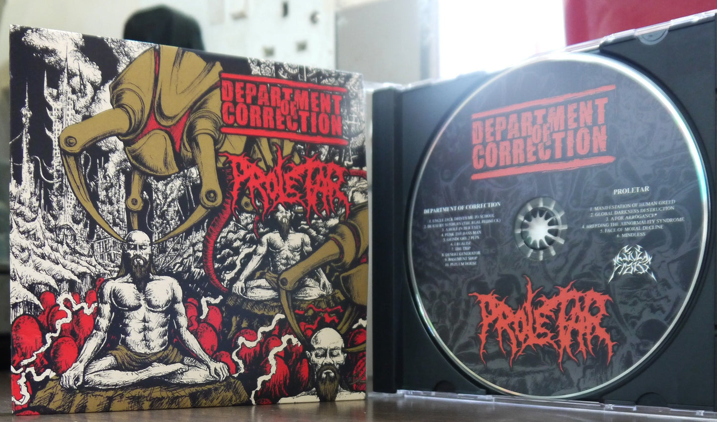 PROLETAR / DEPARTMENT OF CORRECTION - Split CD