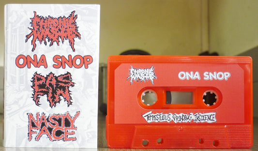 CHRONIC WASTE / ONA SNOP / PAS FIN / NASTY FACE 4 Way Split Tape