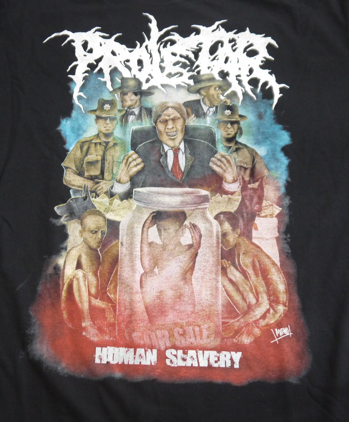 PROLETAR - Human Slavery T-shirt (XL,XXL)
