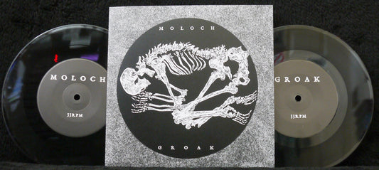 MOLOCH / GROAK - Split 7"