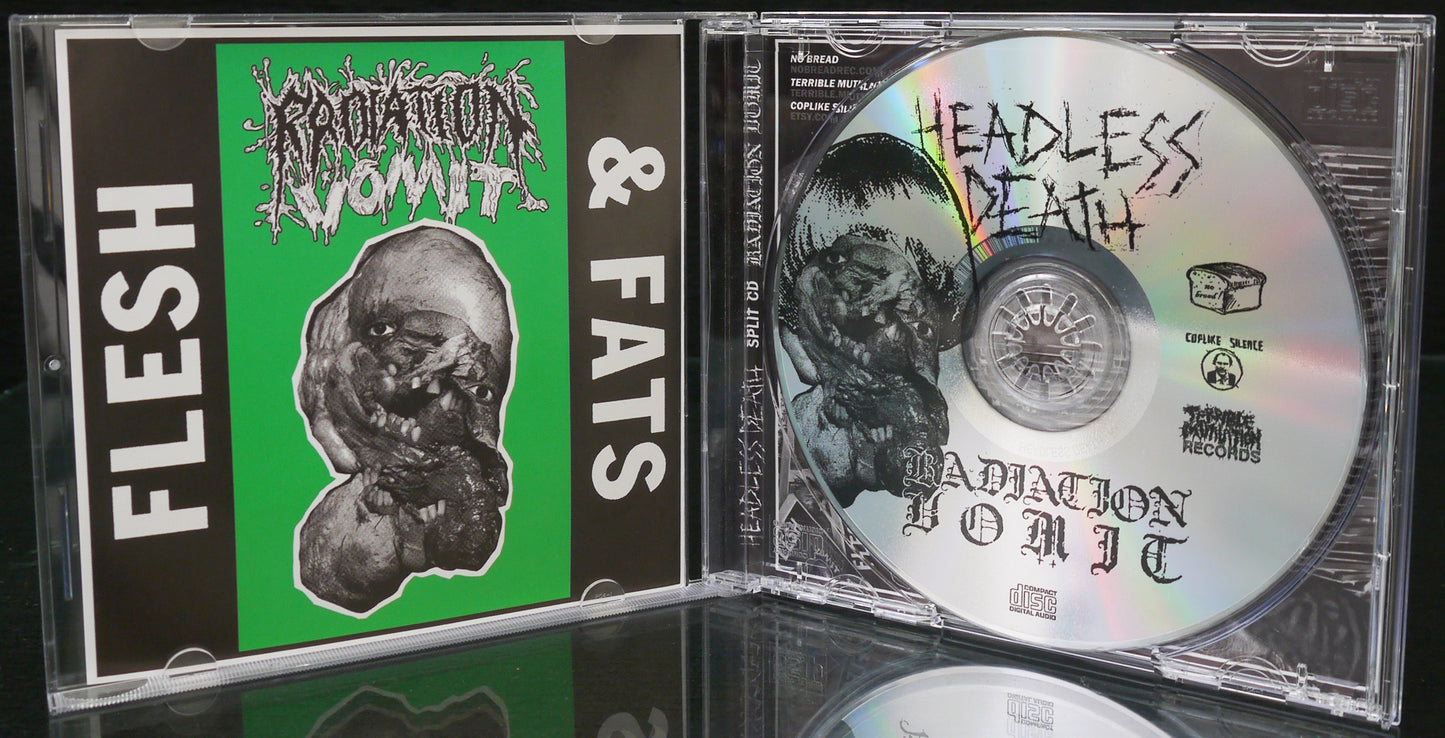 HEADLESS DEATH / RADIATION VOMIT - Split CD