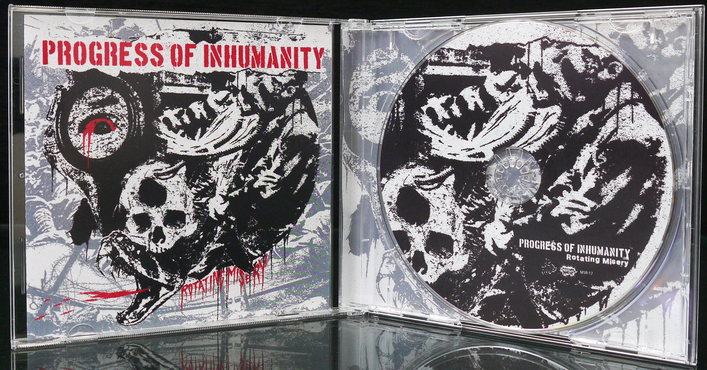 PROGRESS OF INHUMANITY - Rotating Misery CD