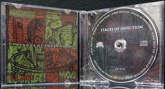 AGATHOCLES / HYBRID VISCERY / G.I. JOKE / MUCUS - 4 Way Split CD