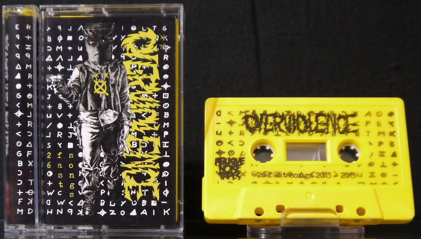 OVERVIOLENCE - 26 Fast Songs MC Tape