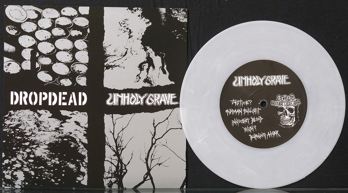 UNHOLY GRAVE / DROPDEAD - Split 7"