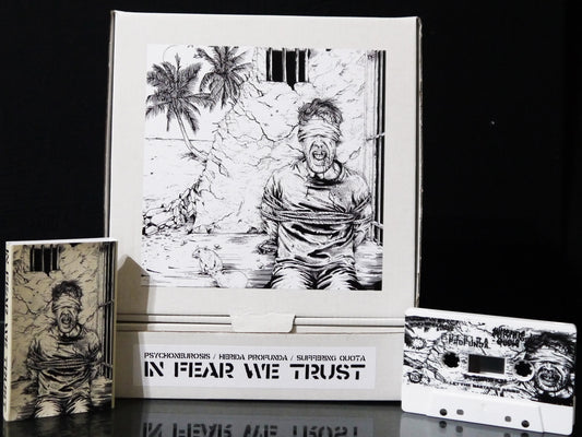 PSYCHONEUROSIS / HERIDA PROFUNDA / SUFFERING QUOTA - 3 Way Split Tape (Pizza Box)