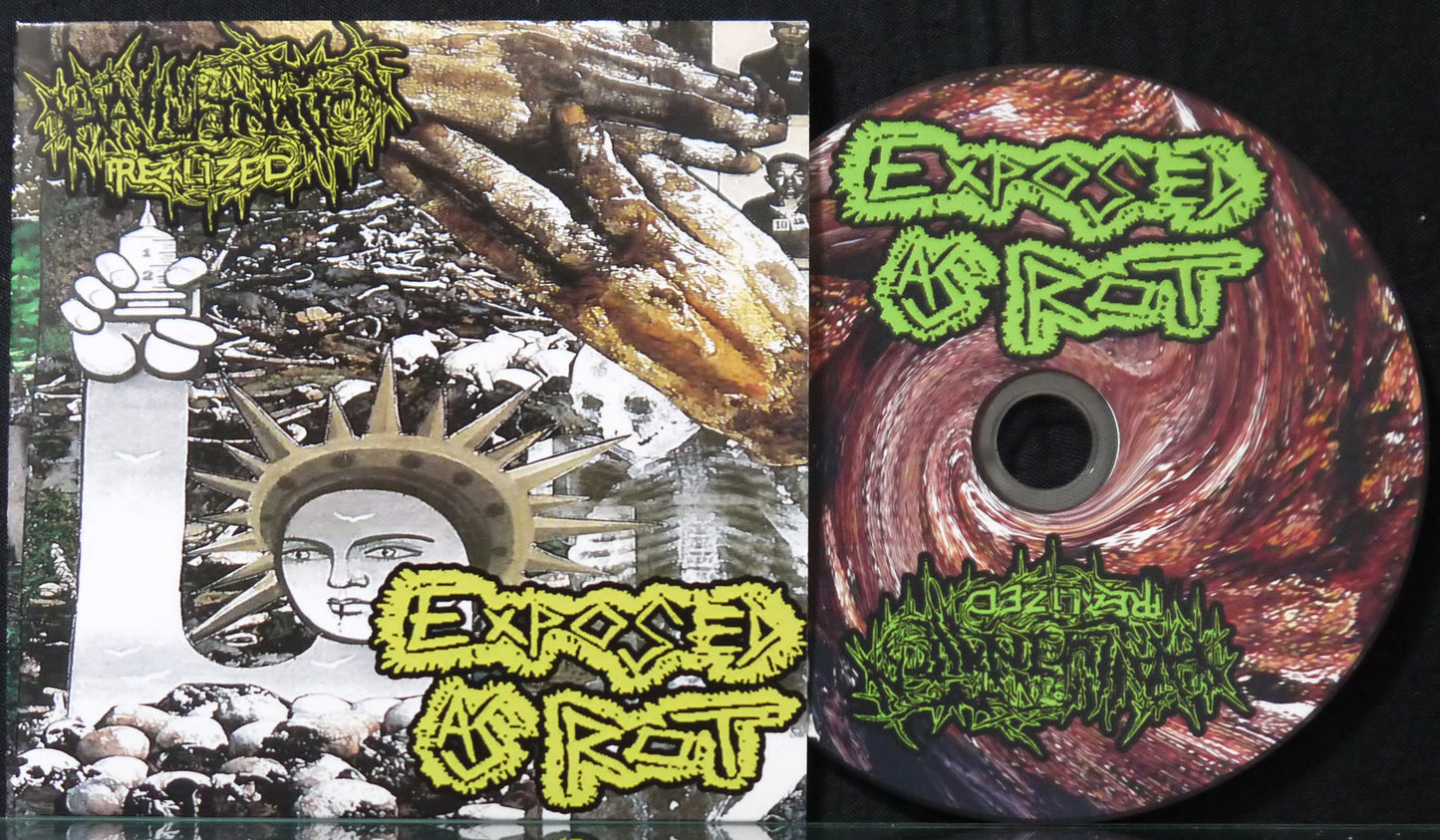 EXPOSED AS ROT / HALLUCINATION REALIZED Split CD