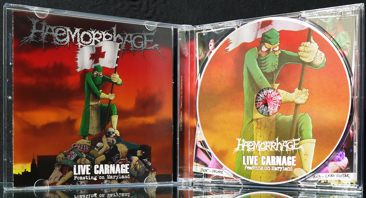 HAEMORRHAGE - Live Carnage: Feasting On Maryland CD