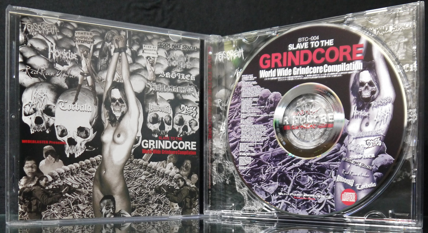 V/A SLAVE TO THE GRINDCORE WORLD WIDE GRINDCORE COMP.  CD