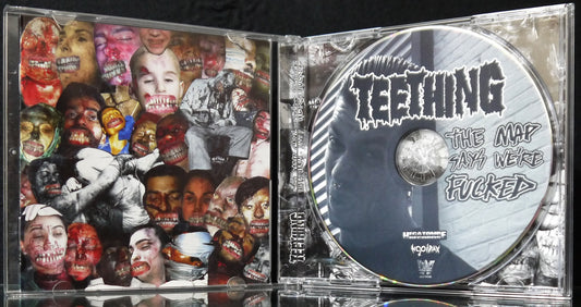 TEETHING - The Map Says We're Fucked  CD