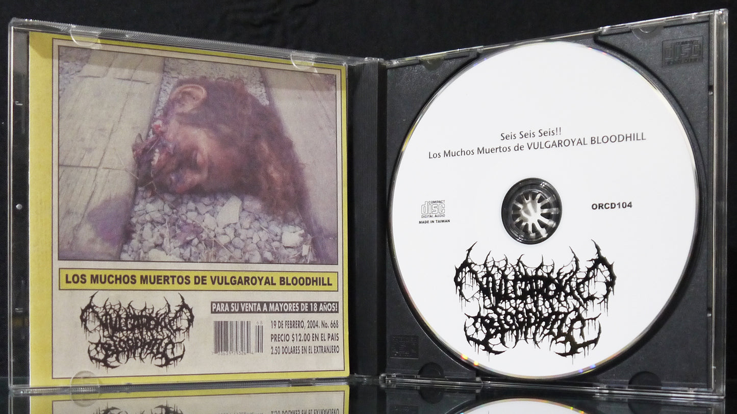 VULGAROYAL BLOODHILL - Los Muchos Muertos De Vulgaroyal Bloodhill  CD