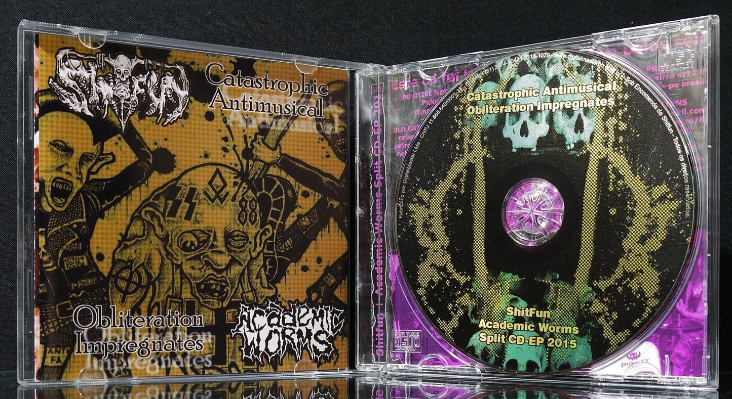 SHITFUN / ACADEMIC WORMS - Split CD