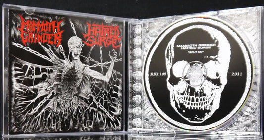 MAMMOTH GRINDER / HATERD SURGE - Split CD