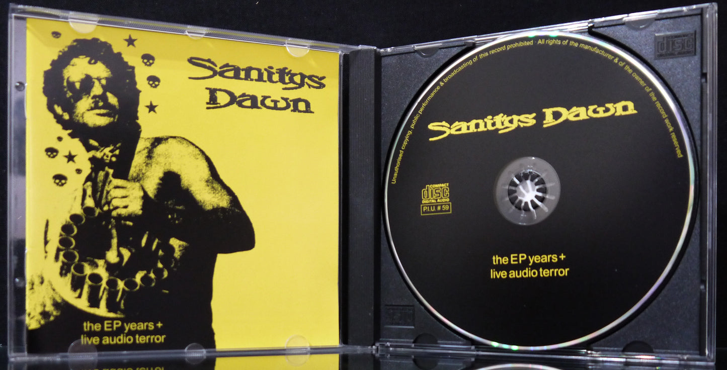 SANITYS DAWN - The EP Years + Live Audio Terror  CD