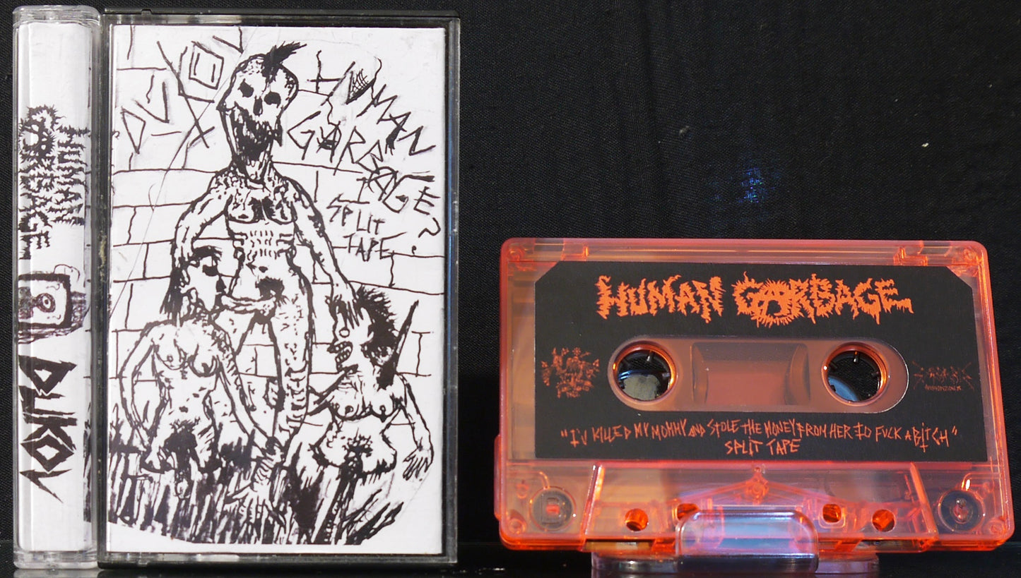 HUMAN GARBAGE / DUKOV - Split Tape