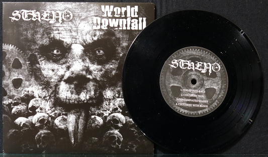 STHENO / WORLD DOWNFALL - Split 7"
