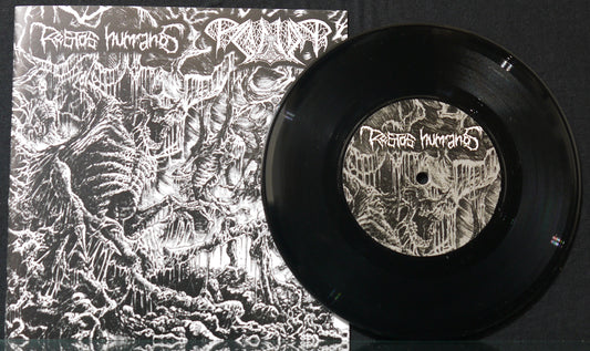 RESTOS HUMANOS / PAGANIZER - Split 7"