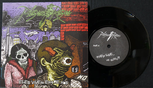 PLAGUE RAGES - Eles Vivem Entre Nos 7"