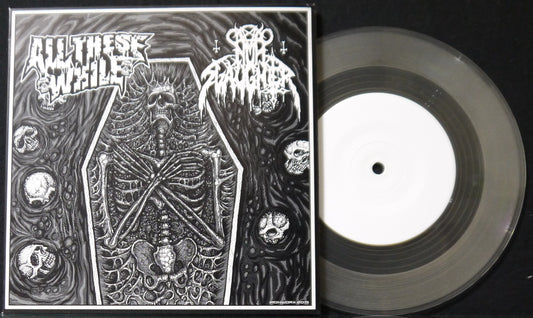 NUNSLAUGHTER / ALL THESE WHILE - Split 7"