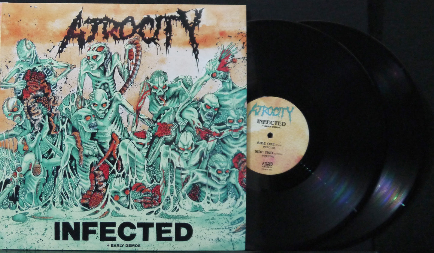 ATROCITY - Infected + Early Demos 2x12"