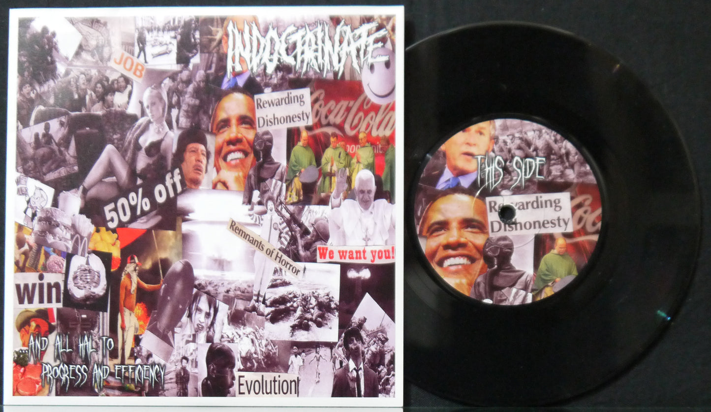 INDOCTRINATE - ... And All Hail To Progress And Efficiency 7"