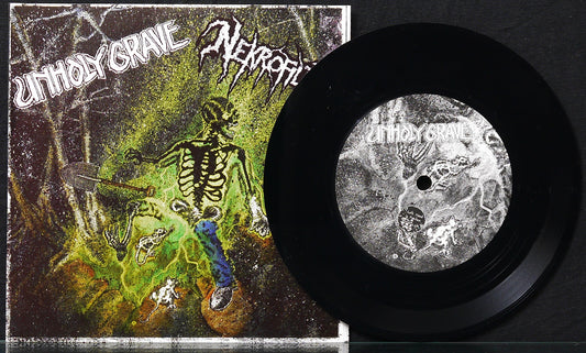 UNHOLY GRAVE / NEKROFILTH - Split 6"