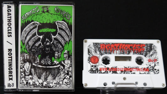 AGATHOCLES / ROTTINGREX - Split Tape