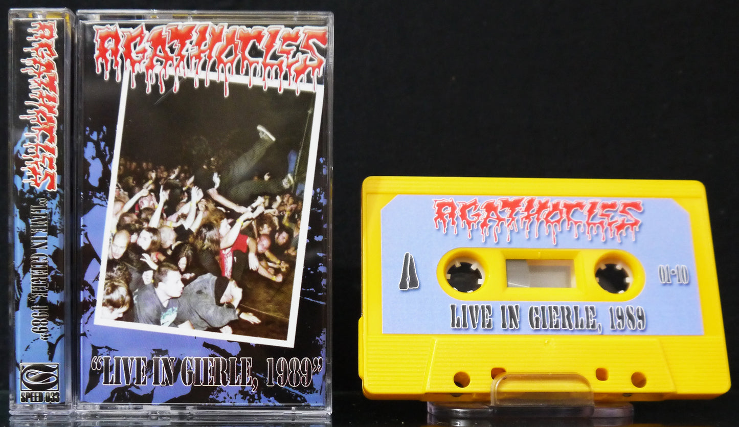 AGATHOCLES - Live In Gierle, 1989 MC Tape