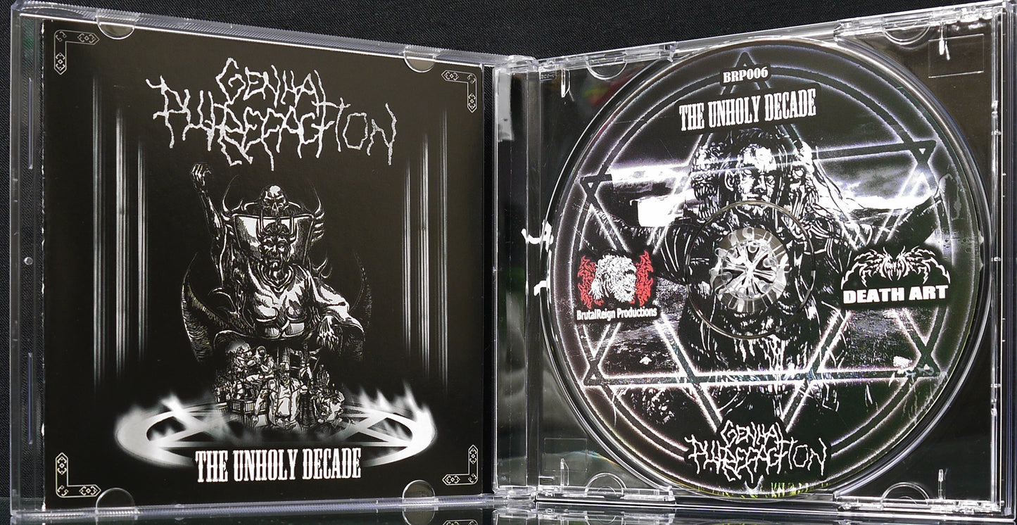 GENITAL PUTREFACTION - The Unholy Decade CD
