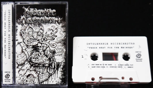 INTOLERANCE NOISECHESTRA - Fresh Meat For The Grinder MC Tape
